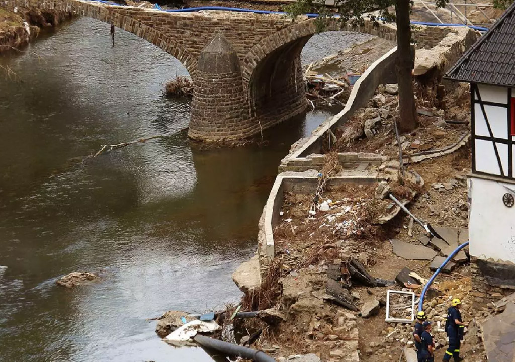 Chuvas intensas causaram enchentes na Alemanha